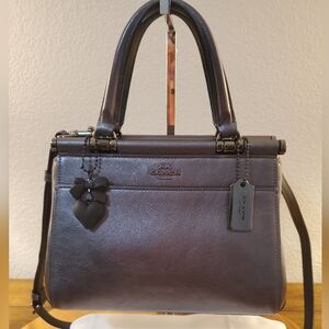 COACH MINI GRACE METALLIC BLACK IN LIKE NEW CONDITION!!